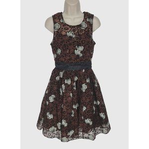 Anthropologie by tracy reese Womens Skater Knee Length Dress Size 2 Floral  34P